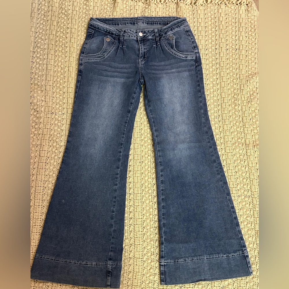 Flamingo Urban Dark Blue Flare Jeans